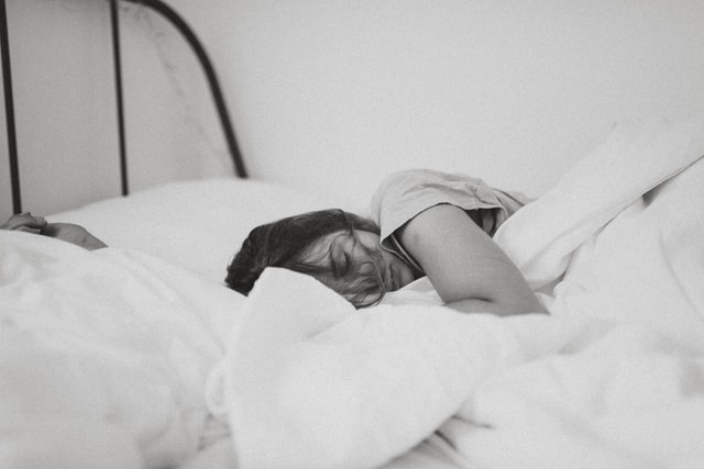 Anemia fatigue photo of someone sleeping