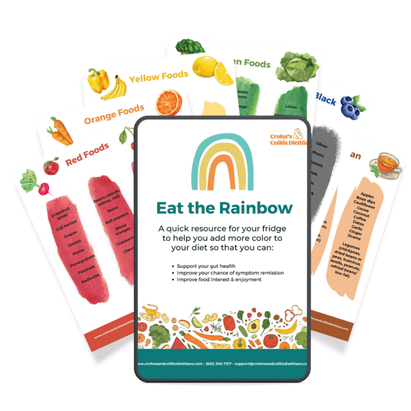 Get our Eat the Rainbow Food chart